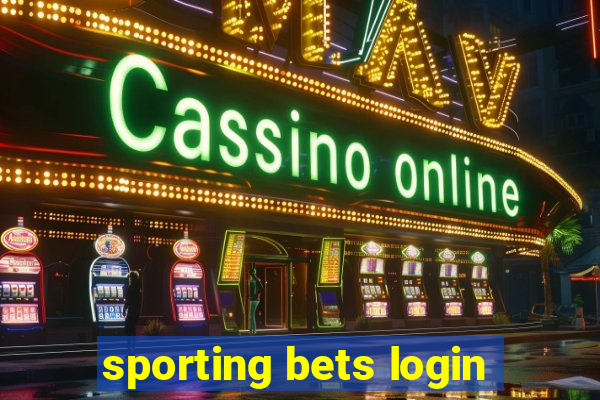 sporting bets login